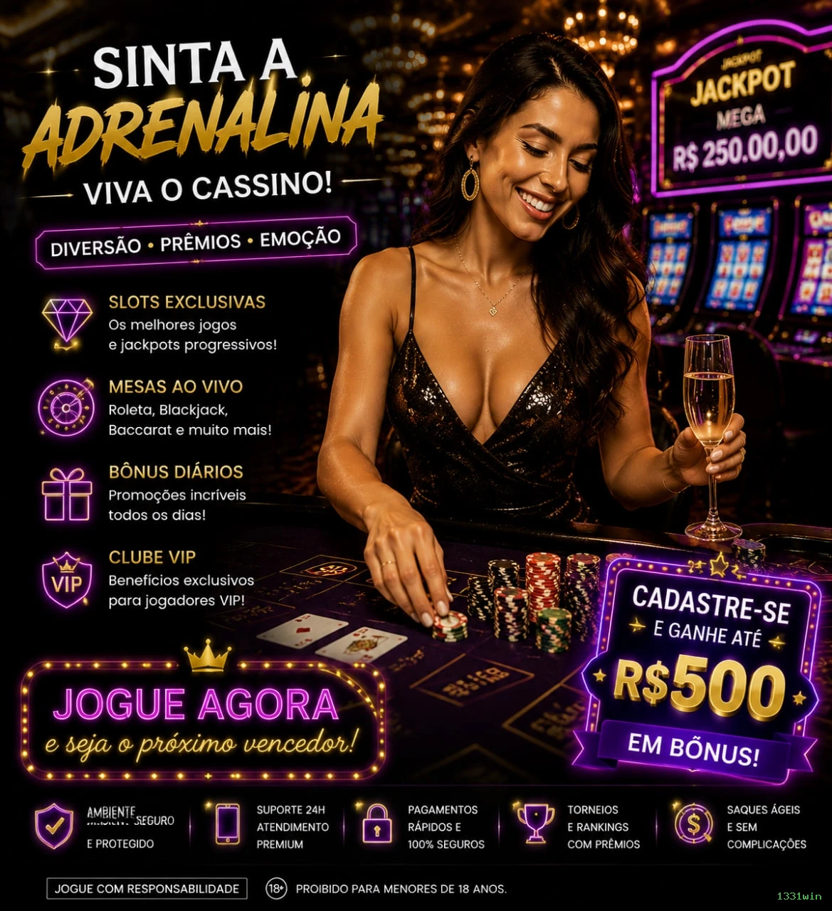 Promoções e bônus exclusivos da 1331win